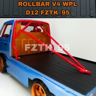 WPL D12 ROLLBAR, WPL D12 REAR ROLLBAR FZTK V4
