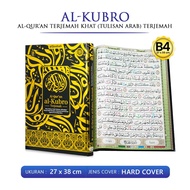 Al Quran Besar B4 Alquran Al Kubro Terjemah Khat ( Tulisan Arab ) Terbesar / Quran Premium Paper