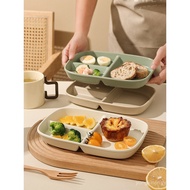 Breakfast Plate Children's Baby Eating Plate Divided Plate Adult Weight Loss Special Ceramic211Fat R