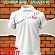 POLO shirt home credit home credit shirt home credit shirt home credit uniform full embroidery..