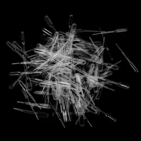 500pcs Plastic Dropper Pipettes Transfer Pipette Serological Micropipette Disposable Skin Care Tool 