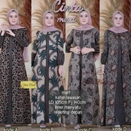 Gamis Batik Wanita Baju Atasan Syari Dress Muslim Panjang modern