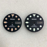 Modified Dual Calendar Dial 28.5mm Japan C3 Luminous Suitable for NH35/NH36A Movement