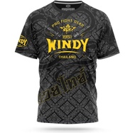 Windy Boxing Store 🥊 Windy Thai boxing t-shirt – Premium cotton เสื้อยืด WTC-7