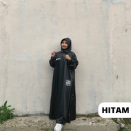 GRATIS ONGKIR Jas Hujan ujan Mantel Mantol Wanita Cewek Perempuan Syari Gamis Muslimah Hijab Hijaber