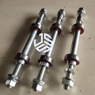 As bearing Satu Set hub Sepeda Pelek Belakang Ukuran bering 6000 mur as 15 sepeda anak BMX lipat fed