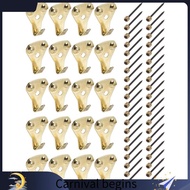 【alvis98】20 Pack 50 Lbs Picture Frame Hangers Hooks with Nails, Heavy Duty Plaster Wall Pro Photo/He