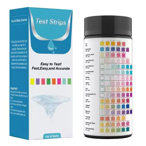 16 in 1 Drinking Water Test KitS High Sensitivity Test Strips Detect Hardness