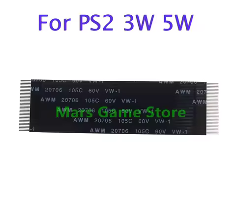 5PCS 36pin 70mm For PS2 3W 5W Controller Slots Connect to Motherboard Flex Cable Repair Part For PS2