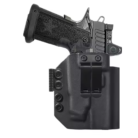 Kydex PLX Light IWB Holster For Staccato 2011 P with Olight PL X 1200 Lumen Tactical Flashlight Insi