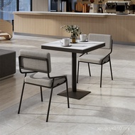 Table Chair Modern Simple Negotiation Table Table Chair Restaurant Table Rock Dining Table Coffee Sh