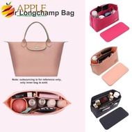 PINLESG 1Pcs Linner Bag, Multi-Pocket Storage Bags Insert Bag, Portable with Zipper with Bottom Felt Bag Organizer for Longchamp Bag