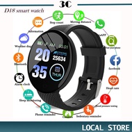D18 Bluetooth Watch Smart Watch Health monitoring heart rate waterproof IP67Support iOS & Android