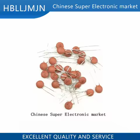 100pcs Ceramic Dielectric Container 50V 0.1uF 104 1P 2P 4.7PF 10PF 22PF 33PF 47PF 68P 100PF 101 220P
