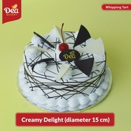 Whipping Tart Creamy Delight Dea Bakery (diameter 15 cm)