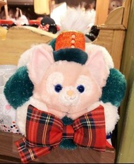 特價 香港迪士尼樂園 Duffy and Friends 玲娜貝兒 Linabell 小狐狸 冬日 胡桃夾子 聖誕節 紅綠色 毛公仔 花圈 聖誕圈 聖誕環 花環 掛飾 吊飾 裝飾 擺設 全新正版有牌 