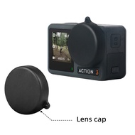 Action Camera Lens Cap Protector Black Cover For DJI Action 3/DJI action 4/DJI OSMO ACTION 5 PRO Cam