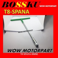 T8 SPANA TOOL T-8 T SPANA 8MM SPANA TOOL SPANA TOOL T8 TOOL SPANA T 8 SPANA TOOL 8MM SPANA BOSSKU