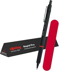 rOtring Rapid Pro Mechanical Pencil | HB 2.0mm Lead Mechanical Pencil | Matte Black Full Metal Barre
