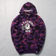 Hoodie Camo Bape Purple Premium