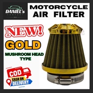 KAWASAKI FURY 125 - Motorcycle Body Parts Air Cleaner Filter Mushroom Head Type - GOLD