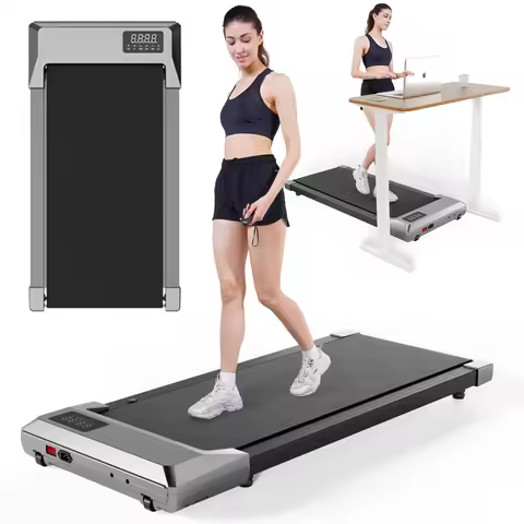 Treadmills for Home 2.5HP Remote Control LCD Display 300LBS Walking Pad Treadmills Portable Walkingp