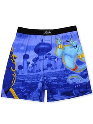 Aladdin Genie Jafar Mens Briefly Stated Boxer Lounge Shorts