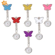 [Lacooppia2] Quartz Pocket Watch Clip brooch Fob Watch  Doctor Hanging Pocket Watch