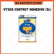 V-Tech VT-328 3 Liter Contact Adhesive Formica Glue Table Laminate Glue Carpet Glue CA Glue Gam Dunl