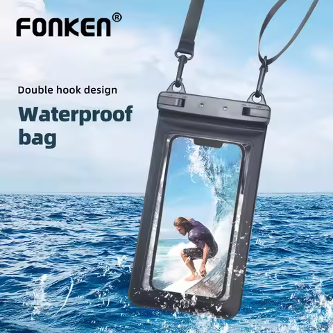 Water Proof Bag Mobile Phone Pouch Waterproof Smartphone Case Swimming PVC Cover for iPhone 12 Pro X