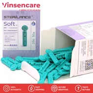 Vinsencare 50Pcs 21G/23G/26G/28G/30G Blood Lancet/Needles/Jarum Diabetic for Glucose Blood Test Cupp