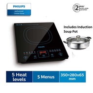 Philips Daily Collection Induction 2100W Cooker with Soup pot inclusive HD4911