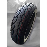KENDA 110/70-12, 130/70-12,120/70-12 TIRE TUBELESS WHITE WALL Ff7 D70 110/70-12,