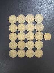 （59H年20枚大壹毫）香港硬幣英女王伊利沙伯二世 1959H年大一毫 Government of Hong Kong Coin Queen Elizabeth ll 1959H $0.1