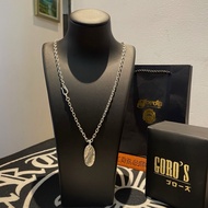 【Pawnable】 Goro's Goro Takahashi Turquoise Feather pendant Takahashi Classic necklace couples with t