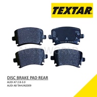 AUDI REAR BRAKE PAD TEXTAR A7 2.8, AUDI A7 3.0, AUDI A8 YEAR 2009 - T2521401