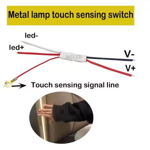 Touch Sensor Switch for Metal Lamps 3V 5V 12V 24V Touch Sensor Switch Metal Sensor Touch Switch Tabl
