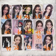 IVE 小卡 特典 Yujin Gaeul Rei Wonyoung Liz Leeso 秋天 李瑞 After Like Love Dive Eleven I am Season’s Greetin