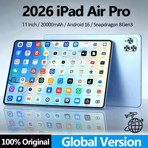 2026 Global Version Original IPad Air Pro 11 inch Tablet HD 4K Android16 24GB+2TB 20000mAh 5G Dual S