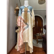 MS // ATASAN MONNA TIE DYE KATUN MIKRO SILK PREMIUM DIAN PELANGI TUNIK KAIN BATIK MOTIF TIE DYE TRIT