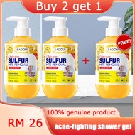 100% genuine sulfur shower gel acne shower gel whitening shower gel natural fragrance shower gel acn