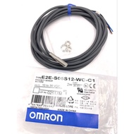 Omron E2E-S05S12-WC-C1 2M M5 x 0.5 Inductive Sensor-Barrel NPN Output 1.2 mm Detection IP67