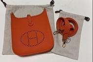 Hermes Mini Evelyne 16 Orange