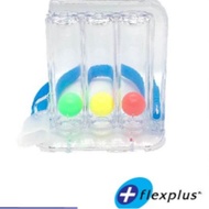 FLEXPLUS RESPIRATORY EXERCISER 3-BALL SPIROMETER
