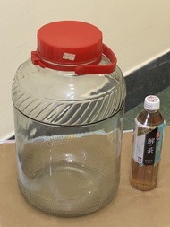 20斤 / 10L <罕見特大> 玻璃樽 適合 浸酒 泡酒 跌打酒 梅酒 柑桔 薑醋 豬腳薑 甜醋 蘋果檸檬醋 泡菜 不是同珍 八珍 Glass fermentation jar Wide-mouth