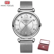 Jam Tangan Analog Wanita Mini Focus MF0177L Stainless Steel original