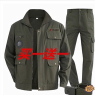 ✨Ready Stock✨ Pakaian kerja kimpalan Safety Work Jacket Wear-resistant overalls men's and women's su