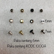 6mm 2,000 check nails set 6mm single rivets/ 1000A check nail/