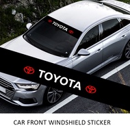 Car Front Rear Window Sticker Waterproof Sunshade Windshield Decal For Toyota Wish Vios Yaris Avanza Corolla Cross Chr