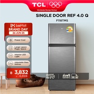 TCL ตู้เย็น 2 ประตู ขนาด 4 Q/113L สีเงินหรือเทา รุ่น F118TMS/TMG ระบบความเย็นแบบ Defrost
